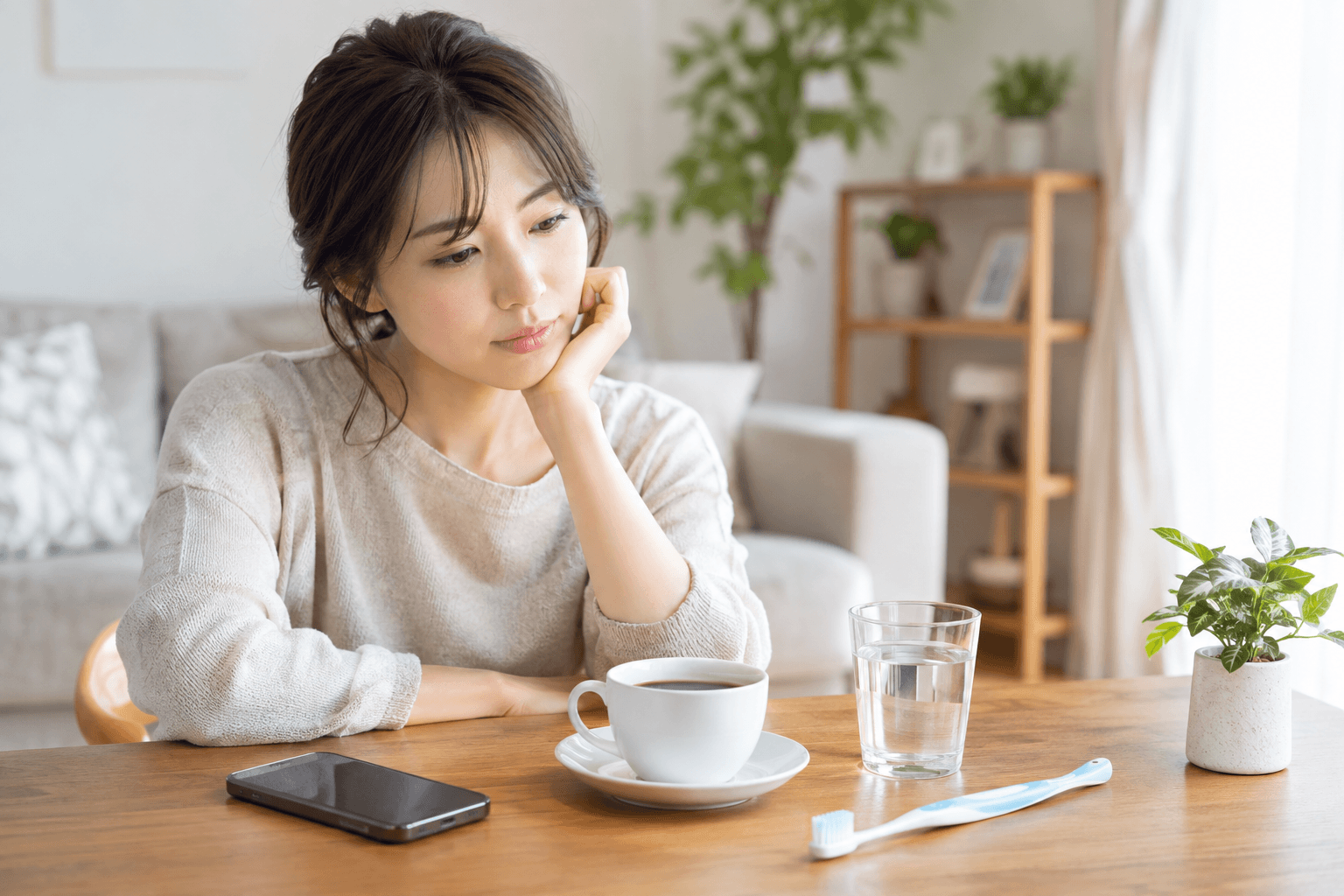 ホワイトニング後の食事や色戻りに関するよくある質問のイメージ